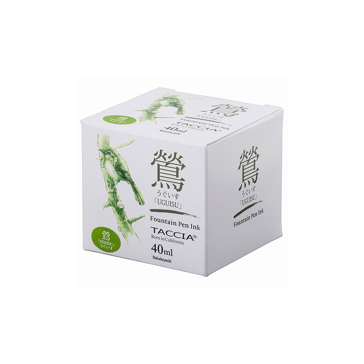 Taccia Bottled Ink in Uguisu Olive Green - 40 mL