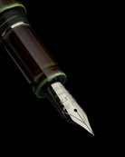 Scribo Piuma Fountain Pen in Hane Toruko with Ruthenium Trim - Limited Edition