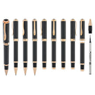 Monteverde Innova Rollerball Pen in Matte Carbon with Rosegold Trim