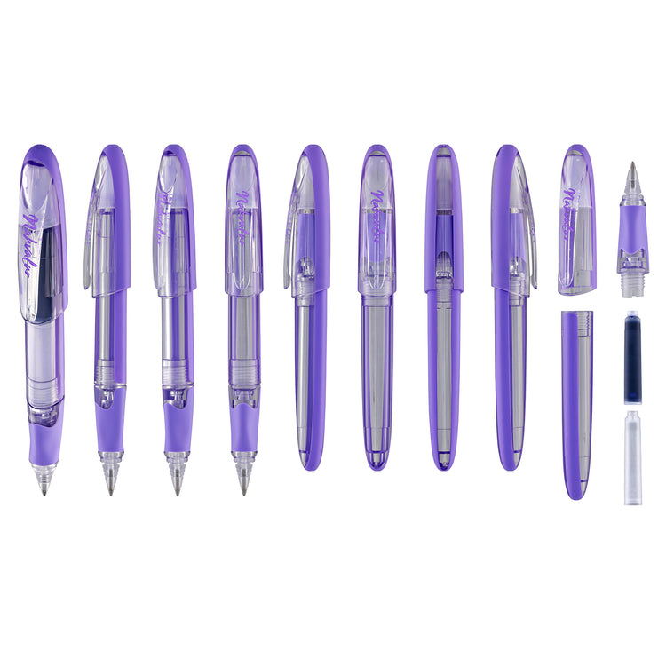 Nahvalur Triad Rollerball Pen in Violet