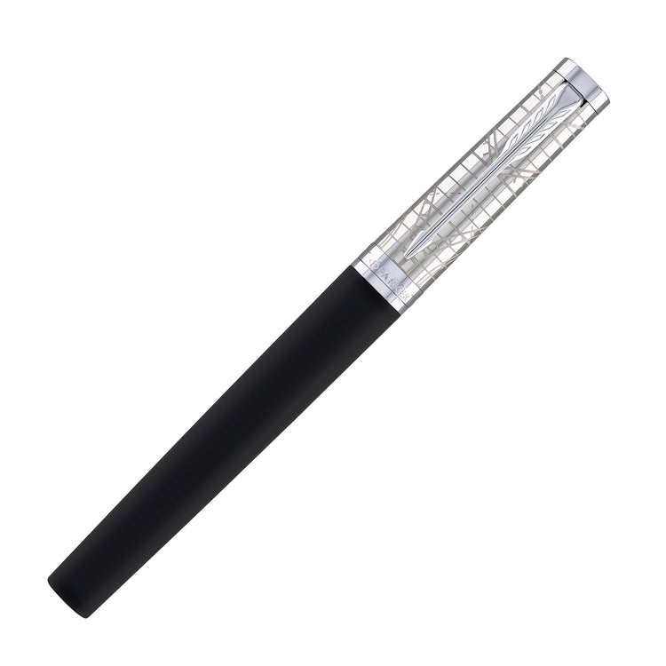 Parker Ingenuity Rollerball Pen in Legacy of Flight with Chrome Trim