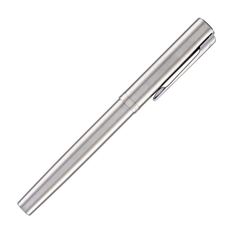 Waterman Impression Fountain Pen in Stainless Steel with Palladium Coated - Fine Point