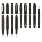 Scribo Flow Fountain Pen in Memoria with Platinum Trim