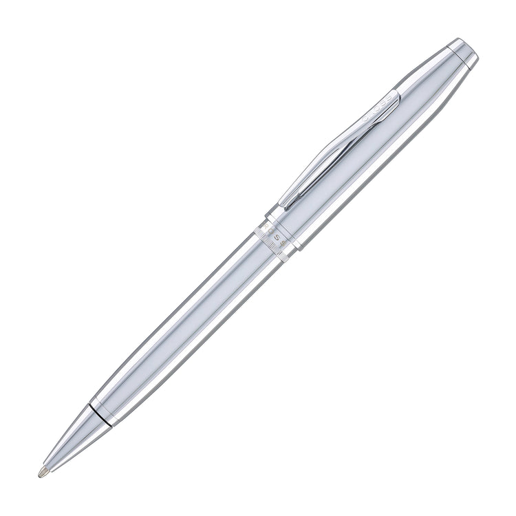 Cross Foundry Ballpoint Pen in Polished Chrome with Polished Chrome Appointments
