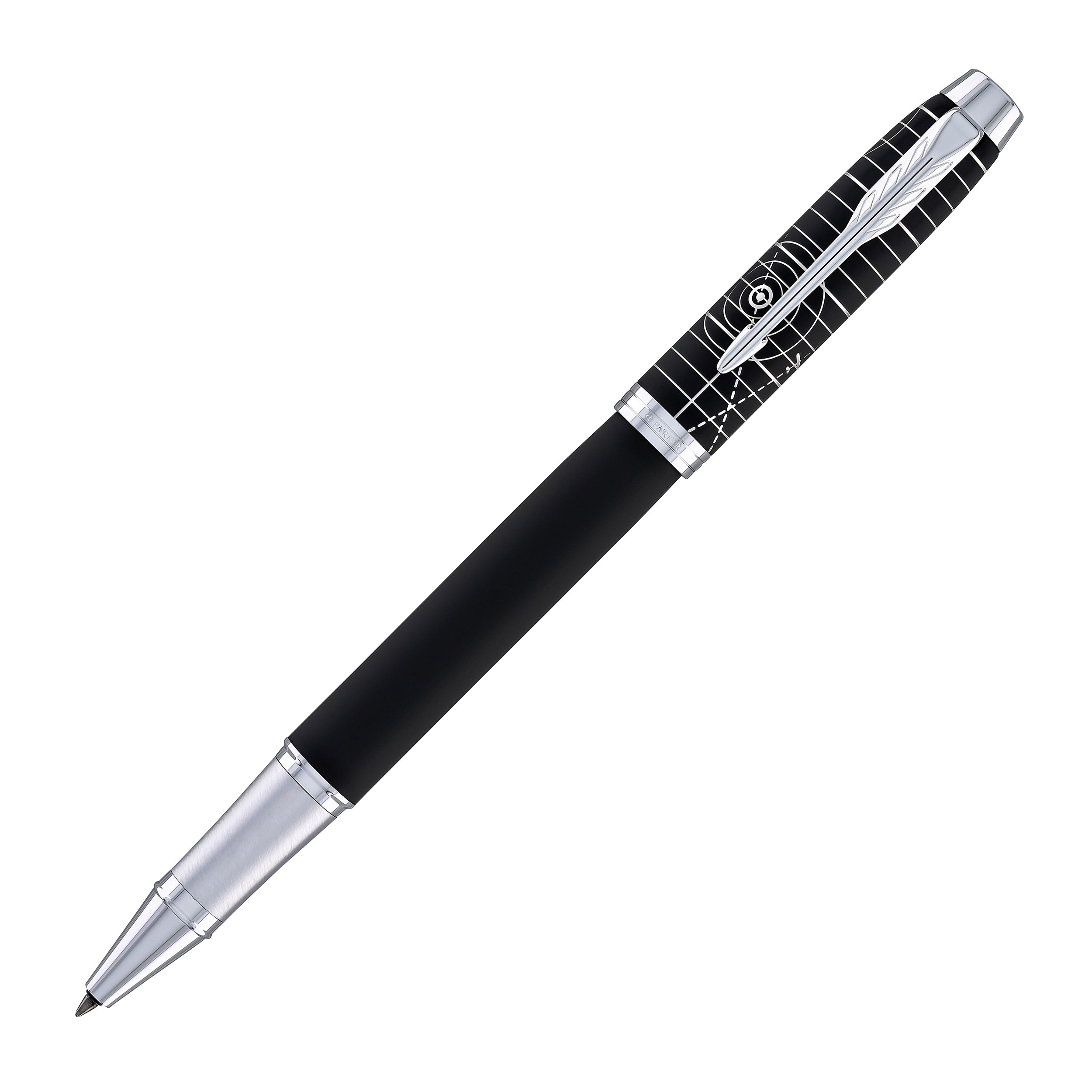 Parker IM Rollerball Pen in Legacy of Flight with Chrome Trim