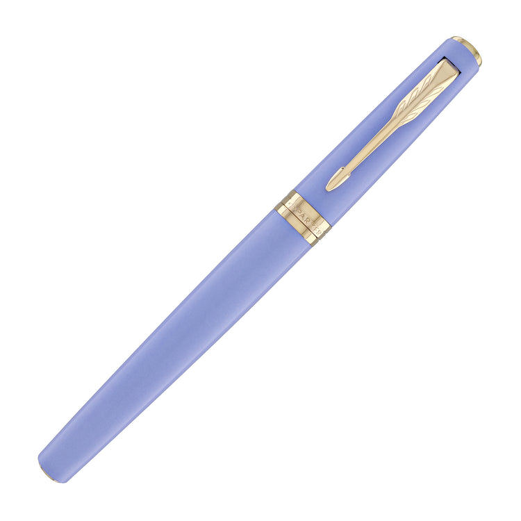 Parker Meridian Fountain Pen in Lilac Lacquer with Pink Gold Trim