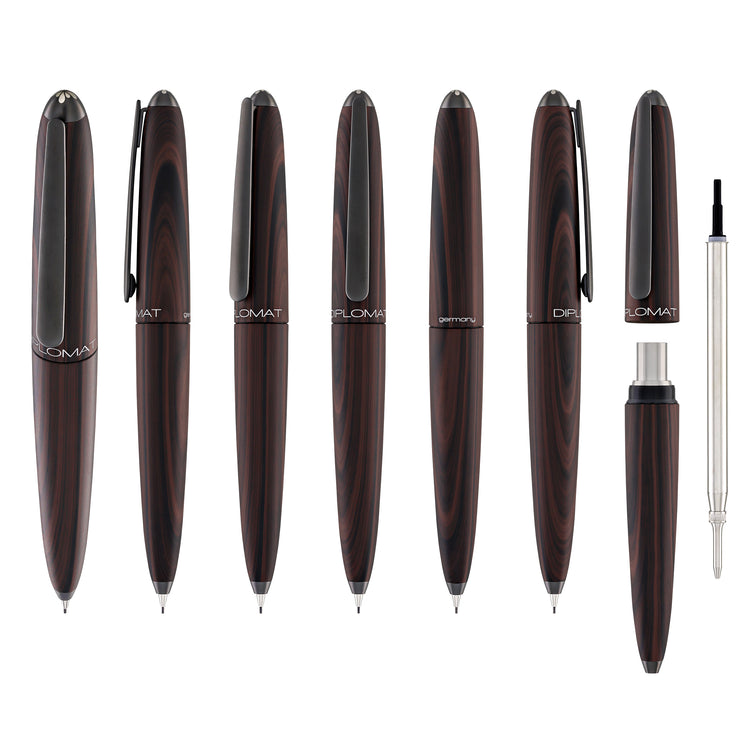 Diplomat Aero Mechanical Pencil in Black Forest - 0.7 mm