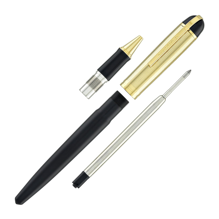 Wahl Eversharp Skyline Rollerball Pen in Black Gold Trim