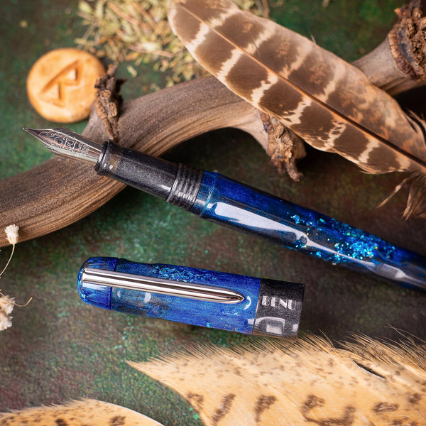 Benu Talisman Fountain Pen in Hawk’s Eye Fountain Pen