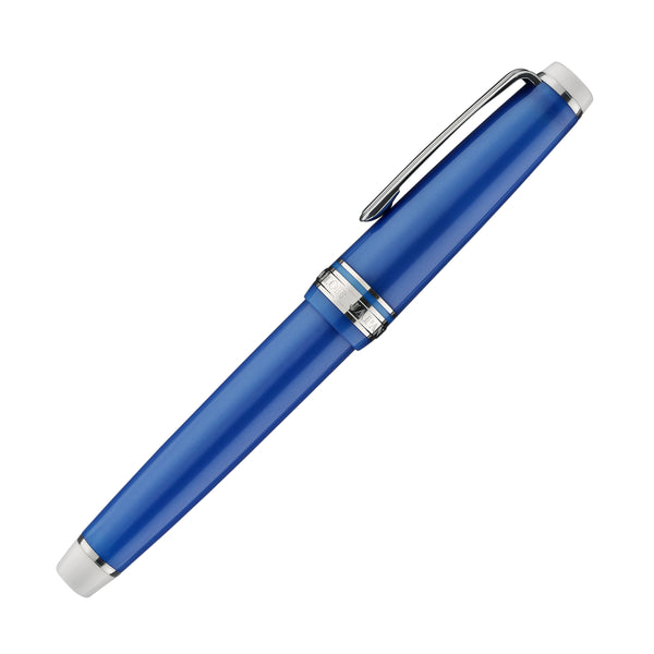 Sailor Pro Gear Slim Fountain Pen in Blue Cobra - 14kt Gold Nib with Special Gifts Fountain Pen