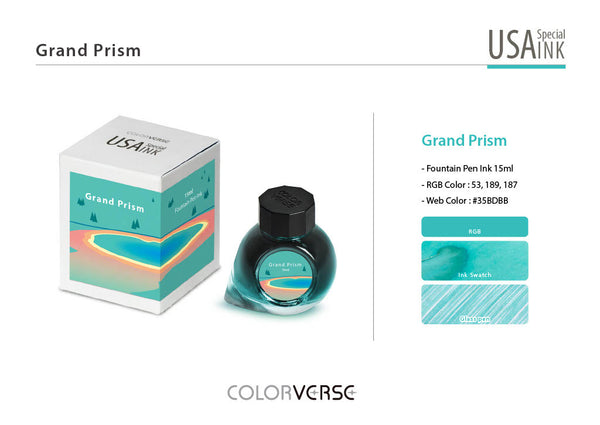 Colorverse USA Special Bottled Ink in Wyoming (Grand Prism) - 15mL Bottled Ink