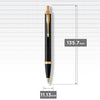 Parker IM Ballpoint Pen in Black with Gold Trim Ballpoint Pens