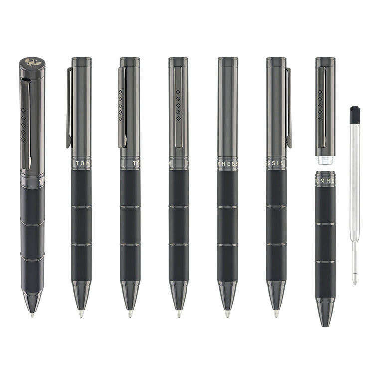 Tom Hessin Revolution Ballpoint Pen in Charcoal