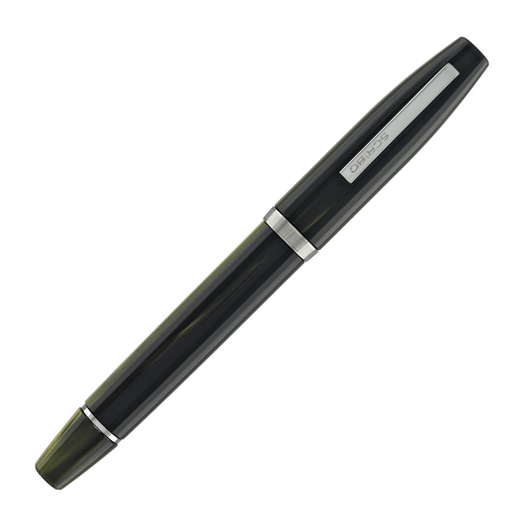 Scribo Flow Fountain Pen in Evoluzione with Ruthenium Trim