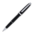 Cross Lume Rollerball Pen in Obsidian Black with Polished Chrome Appointments