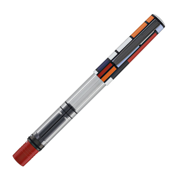 Monteverde USA MP1 Fountain Pen with 15ml Ink Set in Mondrian Composition 1921