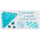 Leonardo Officina Bottled Ink in Smeraldo Emerald Green - 40 mL