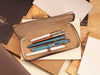 Shibui Single Pen Case (Veg Tanned) in Choco Brown Pen Cases