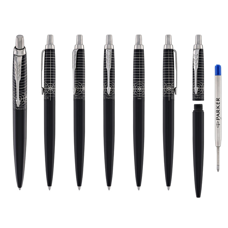 Parker Jotter XL Ballpoint Pen in Legacy of Flight with Chrome Trim
