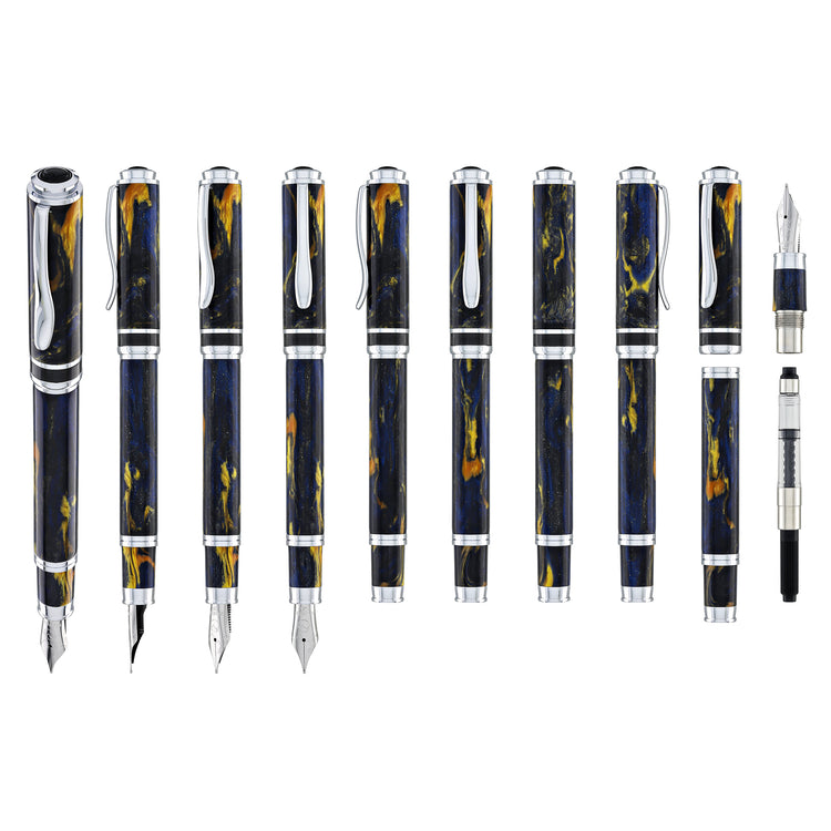 Monteverde Innova Fountain Pen in Pharaoh Expanse with 15ml Bottled Ink