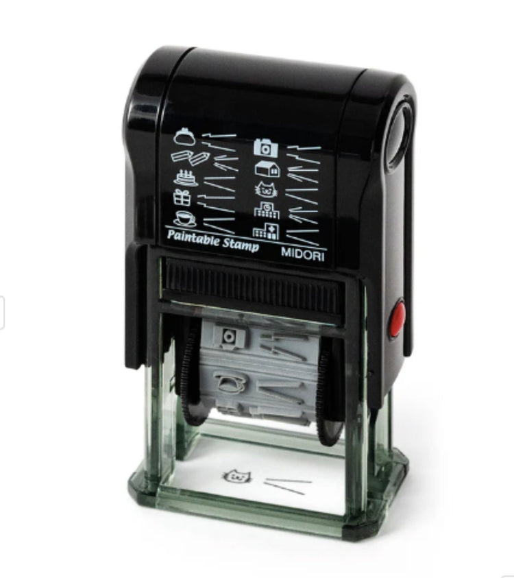 Midori Paintable Stamp in Motif Speech Bubble