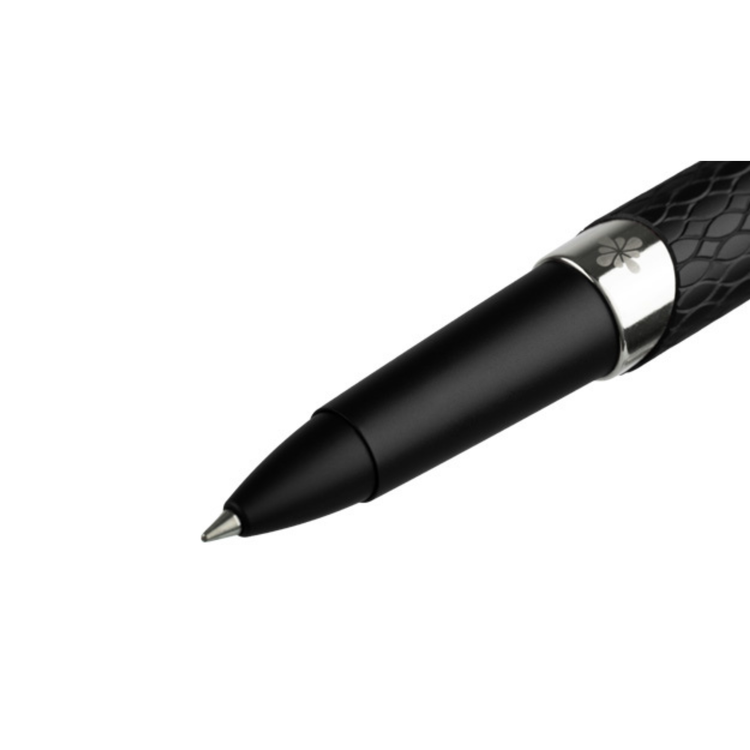 Diplomat Cobra Rollerball Pen in Matte Black Guilloche
