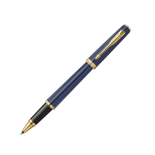 Parker Meridian Rollerball Pen in Blue with Gold Trim