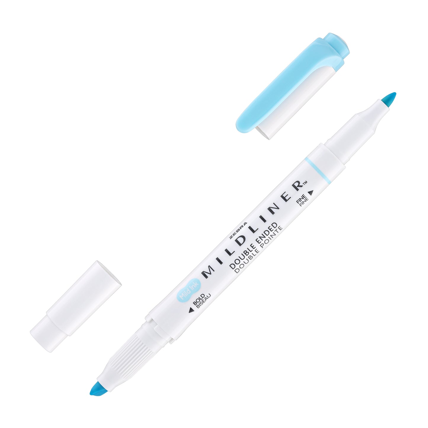 Zebra Mildliner Dual-Tip Highlighter in Blue