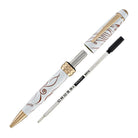 Cross Bailey Zodiac Year of the Horse Ballpoint Pen in White Lacquer with Rose Gold Plated