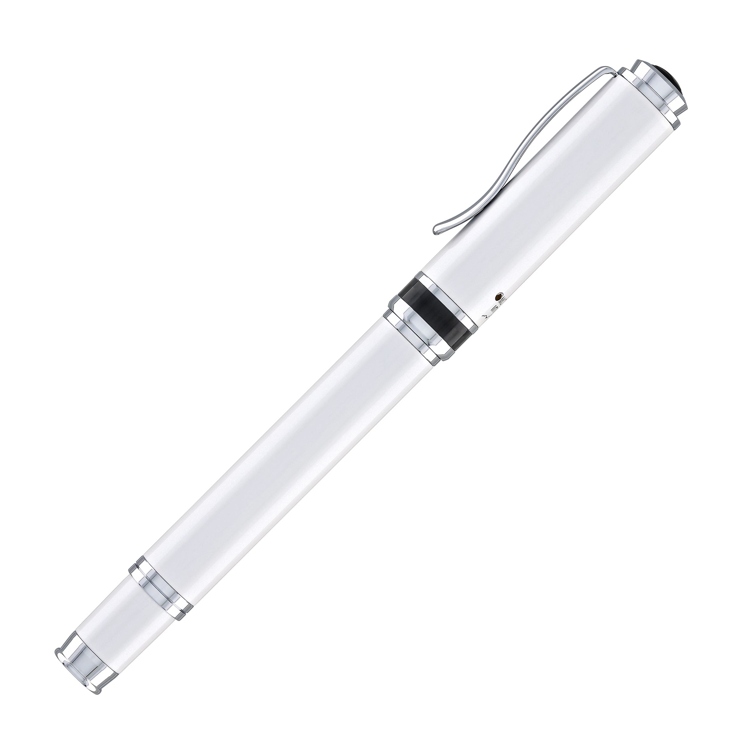 コペン Monteverde Innova Fountain Pen in 2026 Cloud Dancer in Chrome Trim