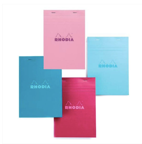 Rhodia No.16 Staplebound Graph Notepad in Assorted -  6 x 8.25