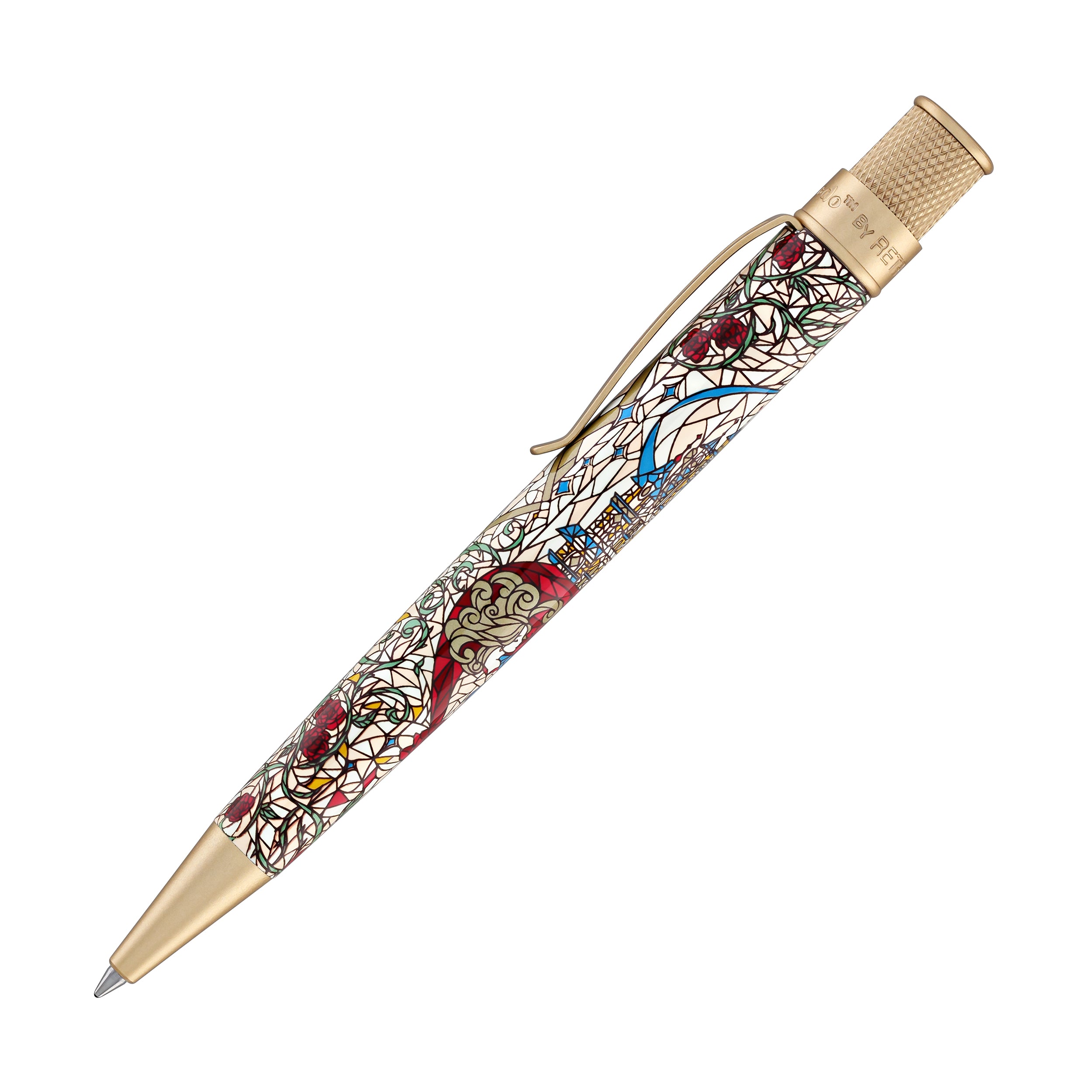 Retro 51 Tornado Rollerball Pen in Beauty and The Beast - Goldspot