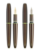 Scribo Piuma Fountain Pen in Hane Toruko with Ruthenium Trim - Limited Edition