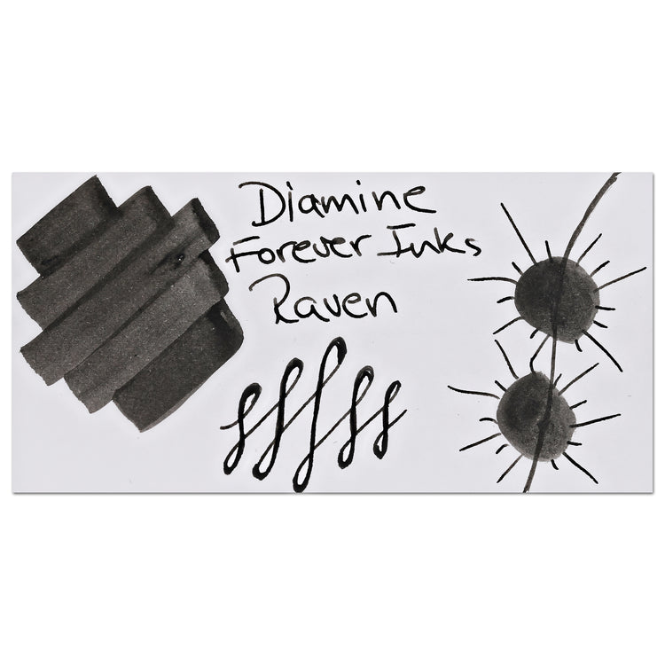 Diamine Forever Ink Bottled Ink in Raven - 50 ml