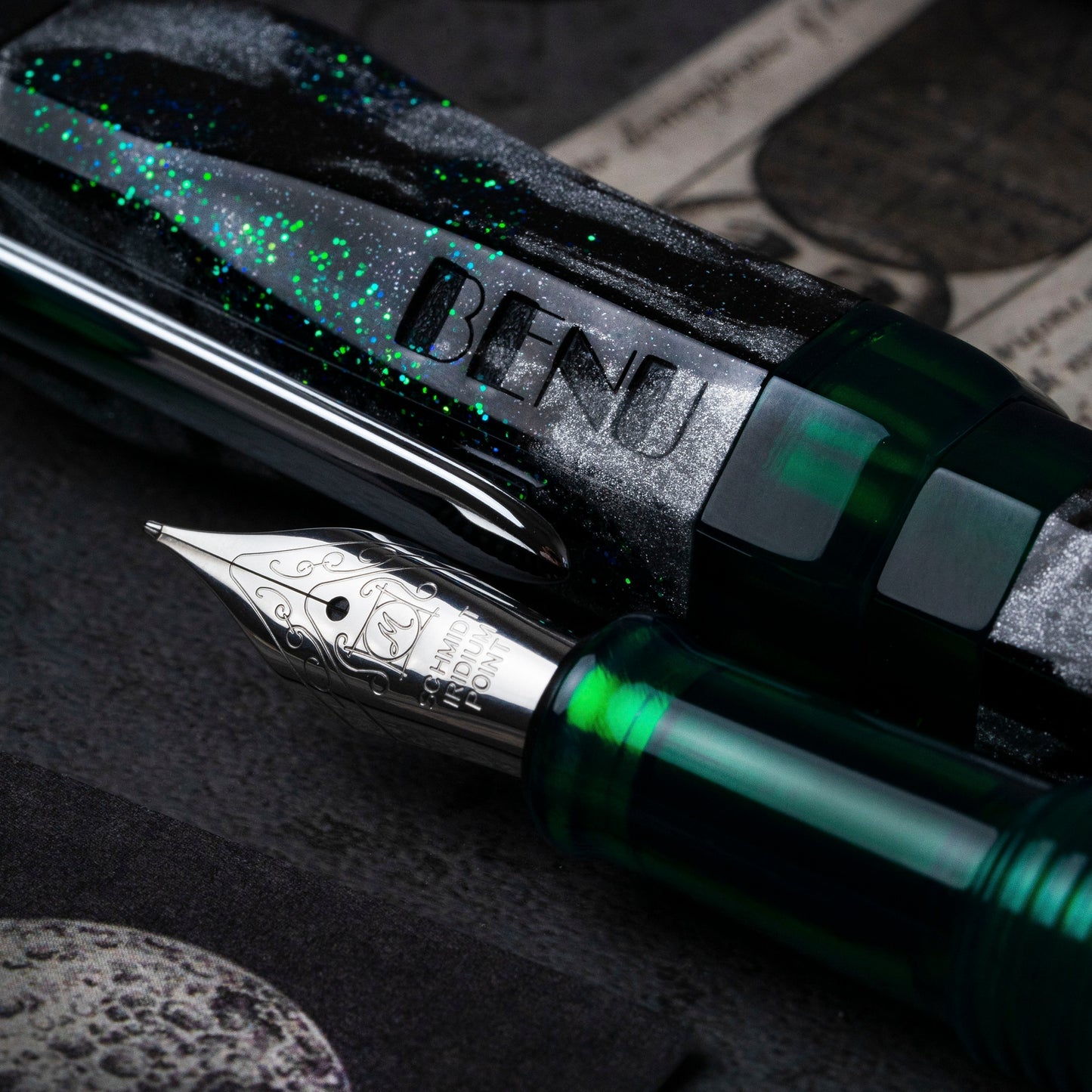 Benu AstroGem Collection Fountain in Leto Fountain Pens