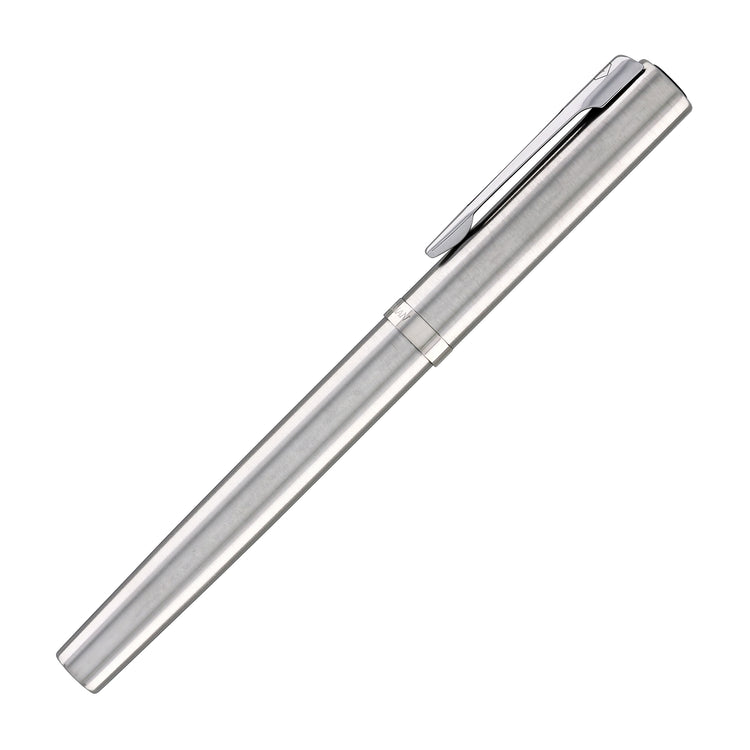 Waterman Impression Fountain Pen in Stainless Steel with Palladium Coated - Fine Point