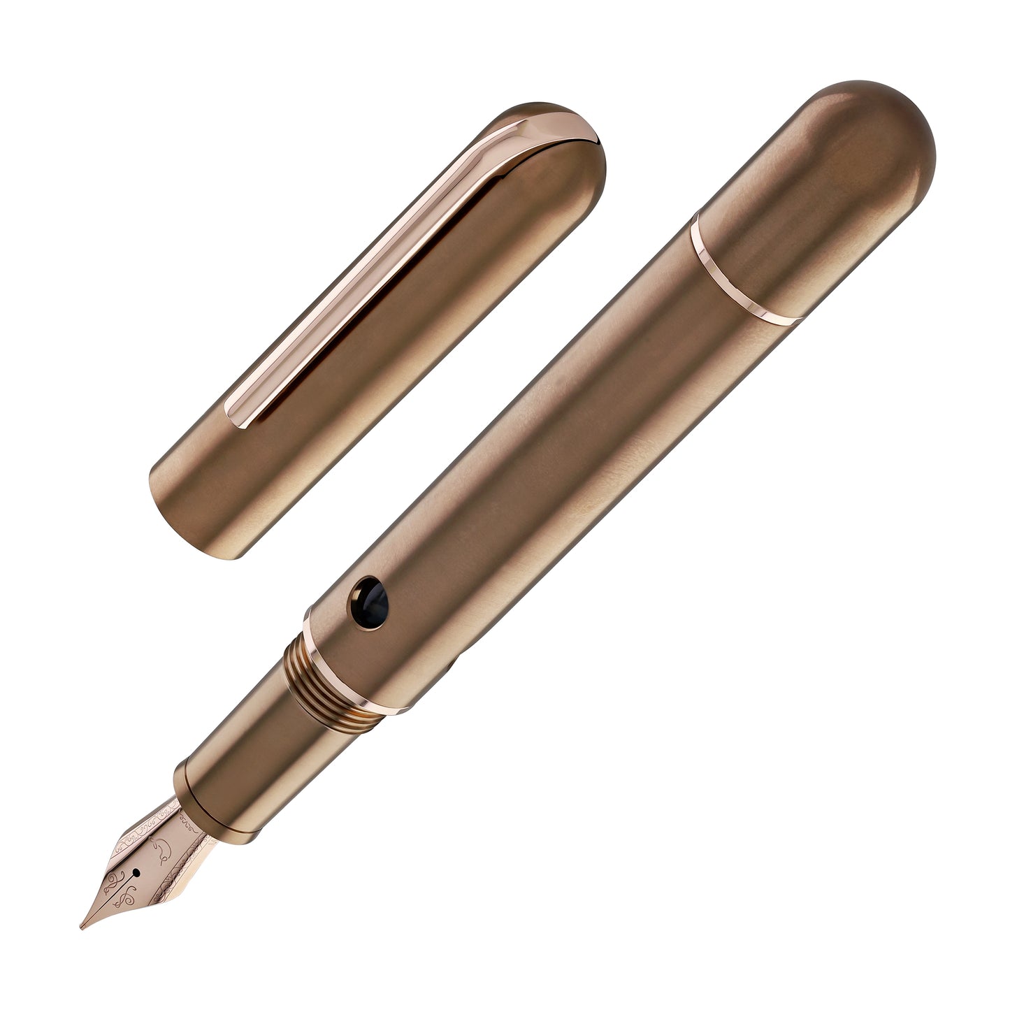 Nahvalur Nautilus Fountain Pen in Toffee Ti