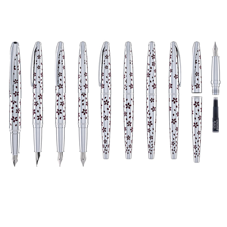 Cross ATX Sakura Fountain Pen in Cherry Blossom - Medium Point