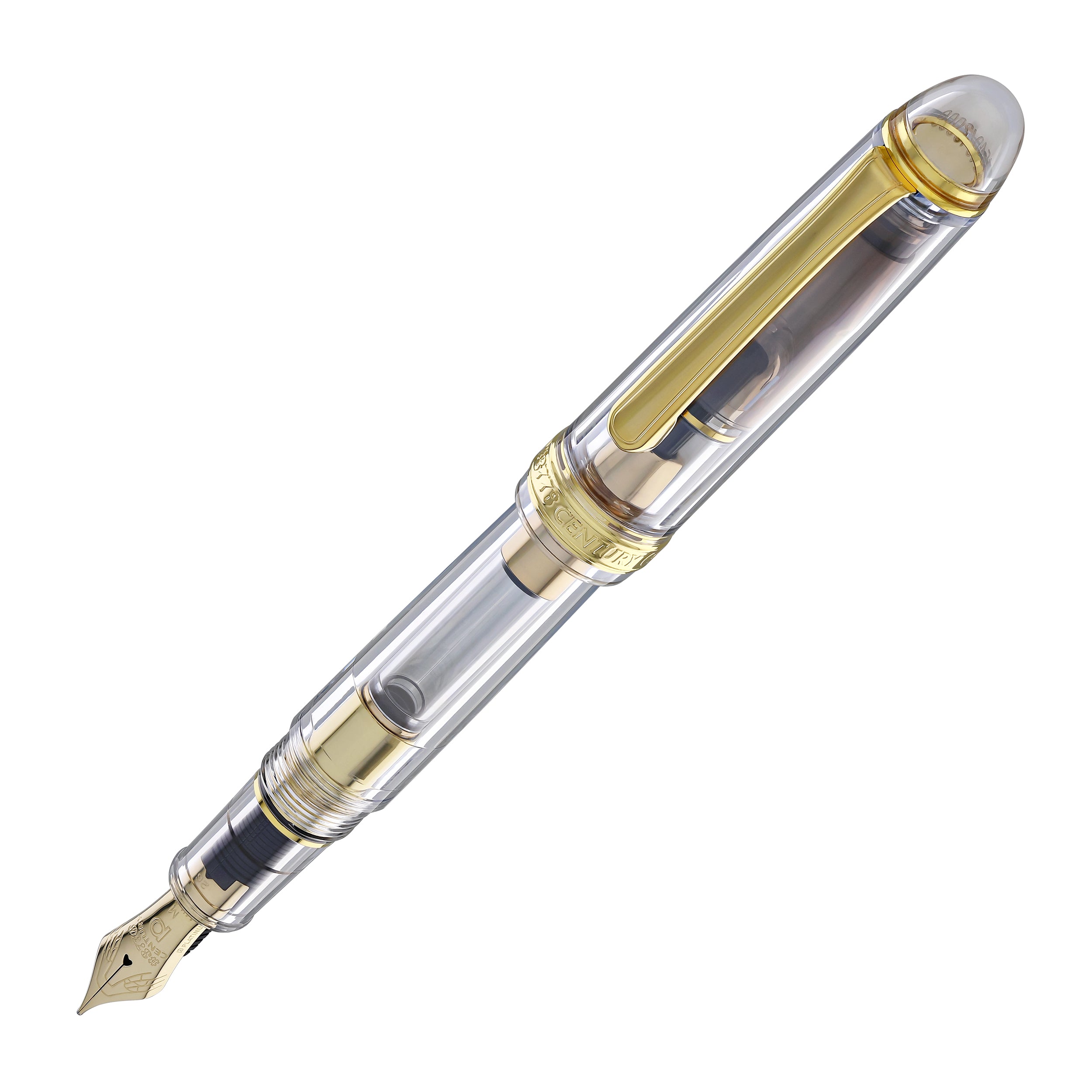 PLATINUM #3776 14Kゴールド万年筆 Platinum 3776 Century Fountain Pen in Ver. 2 Demonstrator - 14K