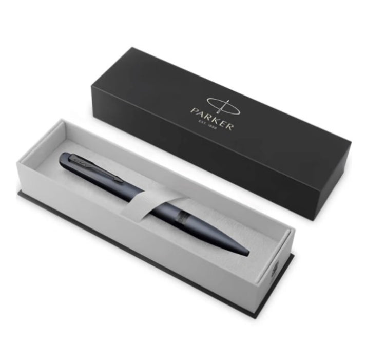 Parker Meridian Ballpoint Pen in Blue Lacquer with Black Trim