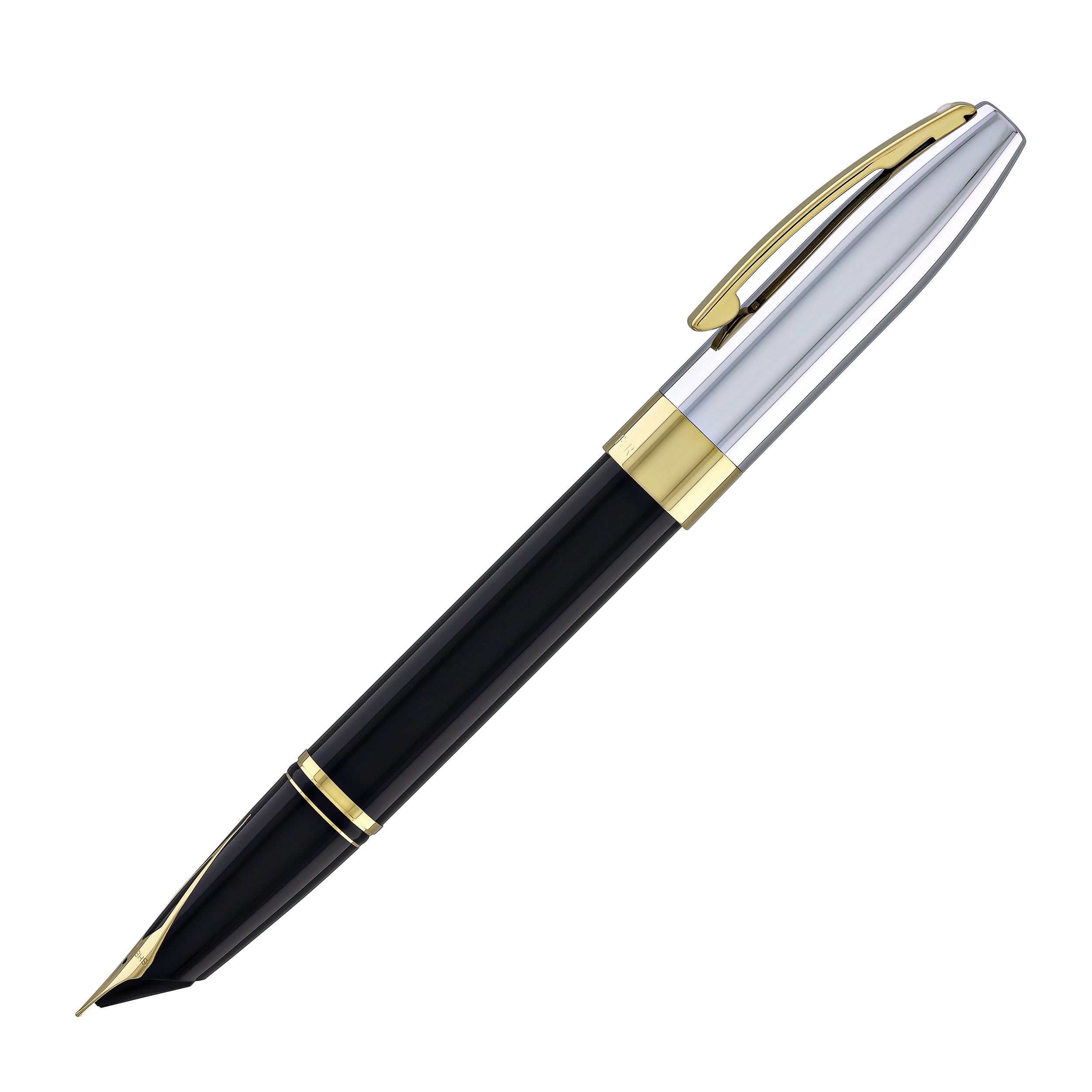Sheaffer Legacy Fountain Pen in Black Lacquer with Chrome Cap 14kt