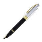 Sheaffer Legacy Fountain Pen in Black Lacquer with Chrome Cap 14kt Gold PVD