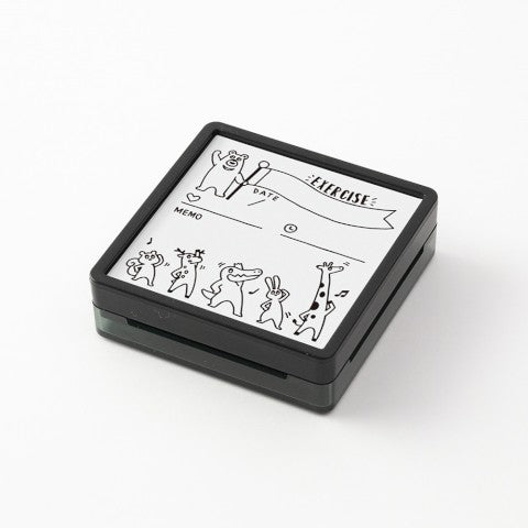 Midori Paintable Stamp Pre-Inked in Exercise Accessories
