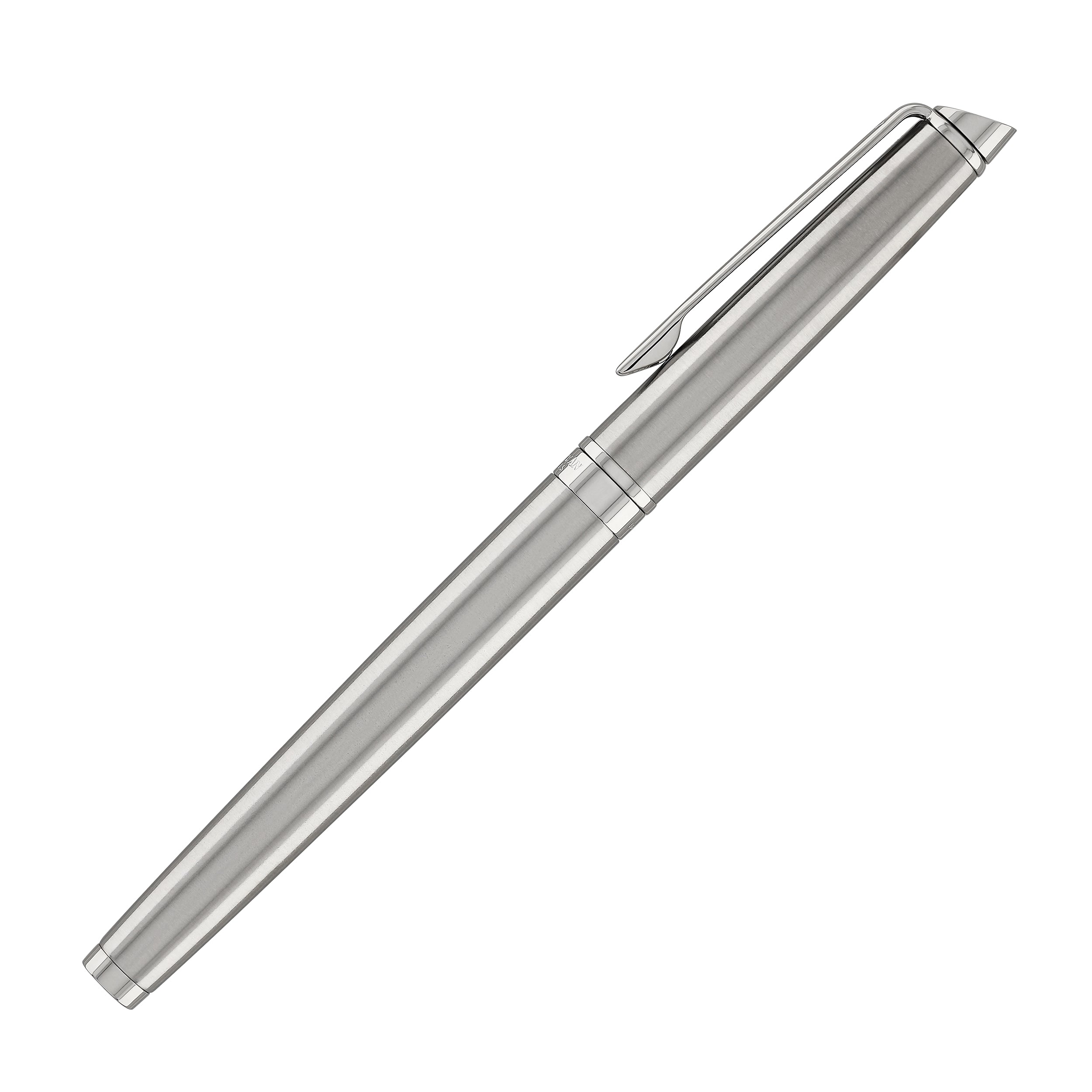 Waterman Hemisphere Fountain Pen in Stainless Steel with Chrome