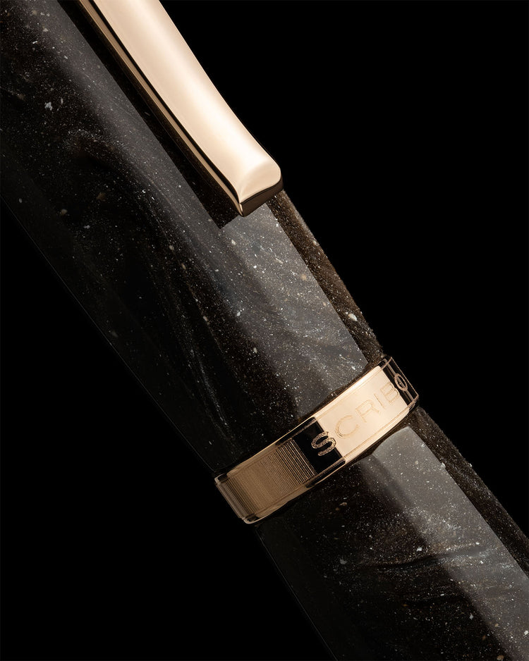 Scribo Feel Fountain Pen in Nova Stella with Rose Gold Trim - Limited Edition