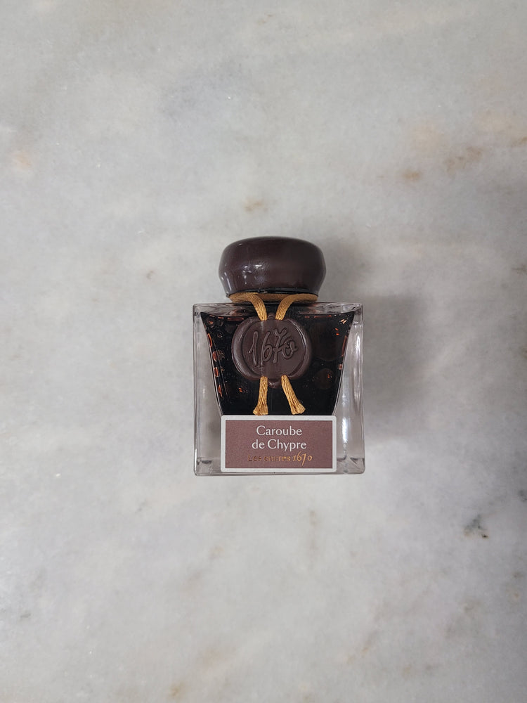 Misfit Item 0122 J. Herbin 1670 Anniversary Bottled Ink in Caroube de Chypre - 50 mL