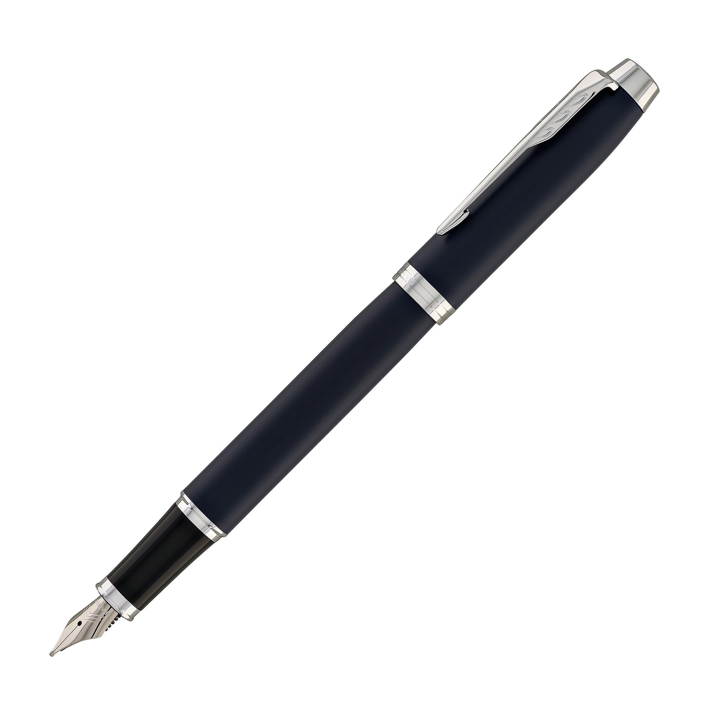 Parker IM Fountain Pen in Blue with Chrome Trim - Medium Point