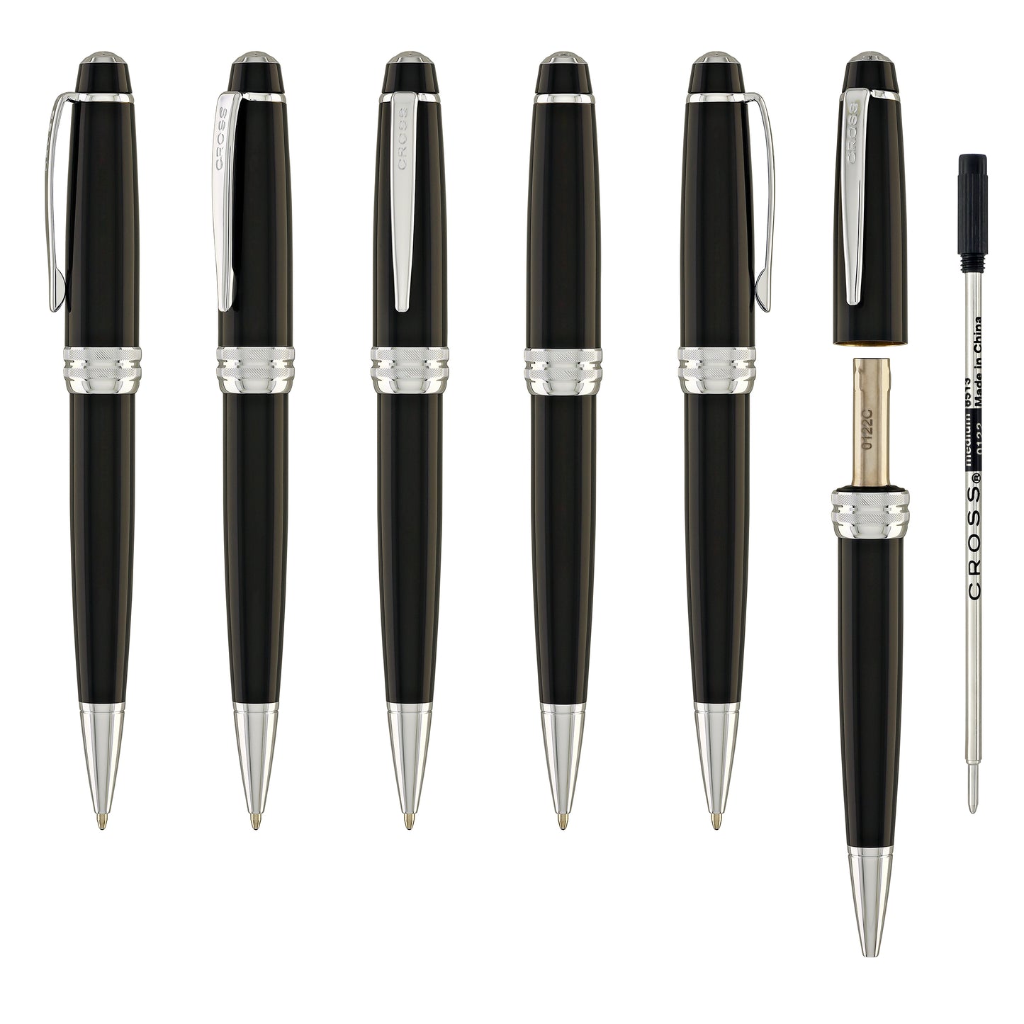 Cross Bailey Ballpoint Pen in Black Lacquer