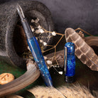 Benu Talisman Fountain Pen in Hawk’s Eye Fountain Pen