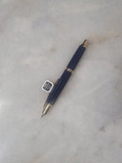 Misfit Item 0135 Pilot Vanishing Point Fountain Pen in Blue & Gold - 18K Gold Broad Point
